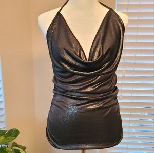 NWT Metallic dressy top